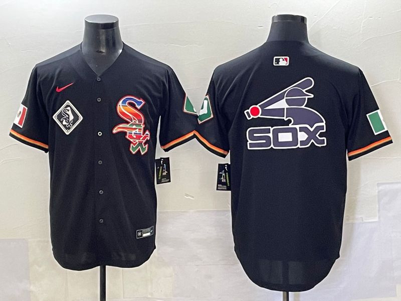 Men 2025 Chicago White Sox Blank Black Game Nike MLB Jersey style 36